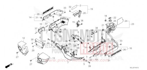 ENGINE COVER GL1800DAR de 2024